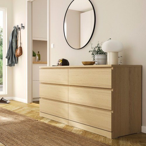 Oak malm hot sale drawers